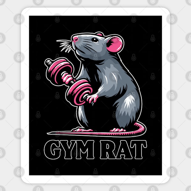 Gym Rat Sticker by inotyler